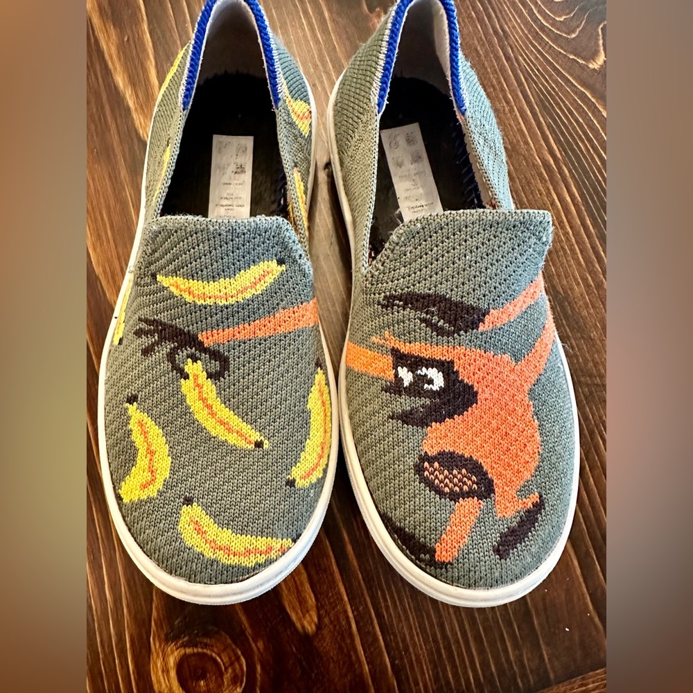 Rothy’s Kids Monkey Sneakers size 12